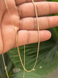 Cadena escalera plana 3.70g / 60cm / 1.8mm / Oro Amarillo 18K en Oro 18K — vista 1
