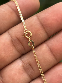Cadena escalera plana 3.70g / 60cm / 1.8mm / Oro Amarillo 18K en Oro 18K — vista 4