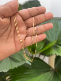 Cadena gardenia 1.73g / 50cm / 2mm / Oro Amarillo 18K en Oro 18K — vista 3