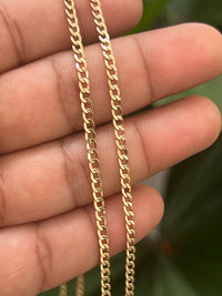 Cadena cubana 5.23 g / 60cm / 4mm / Oro Amarillo 18K en Oro 18k — vista 2
