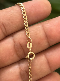 Cadena cubana 5.23 g / 60cm / 4mm / Oro Amarillo 18K en Oro 18k — vista 4