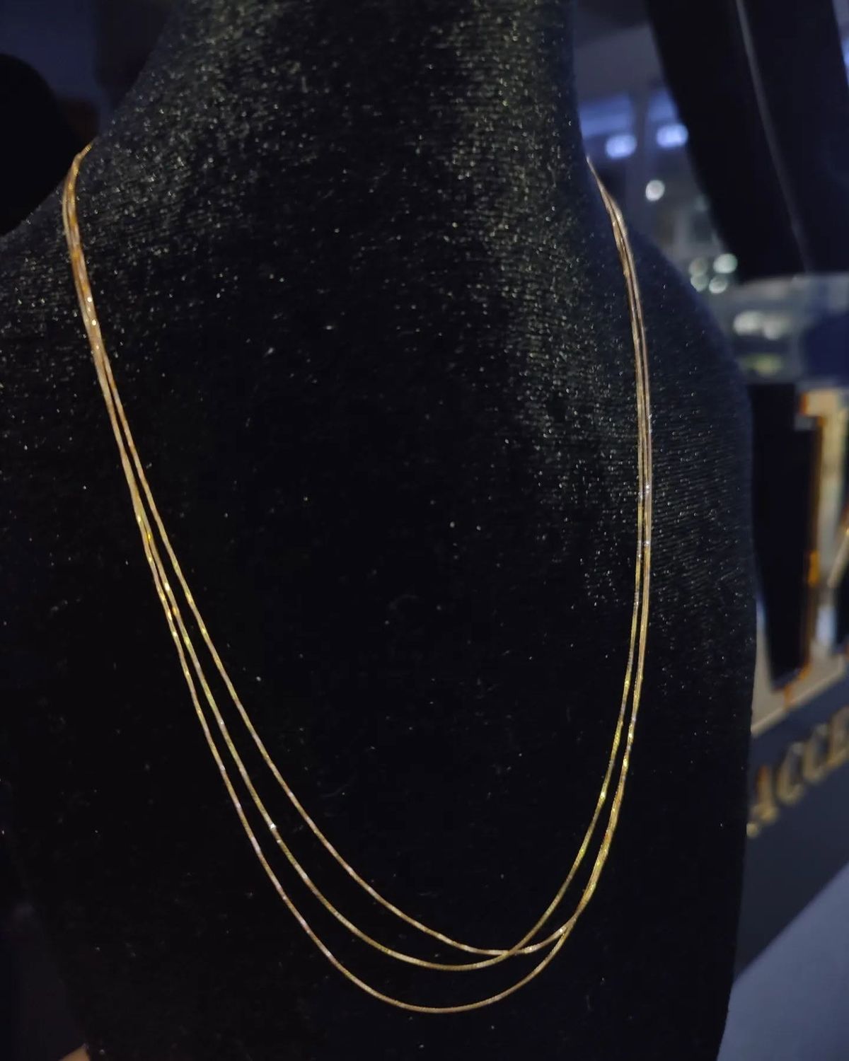 Cadena Veneciana Trío en oro 18K
