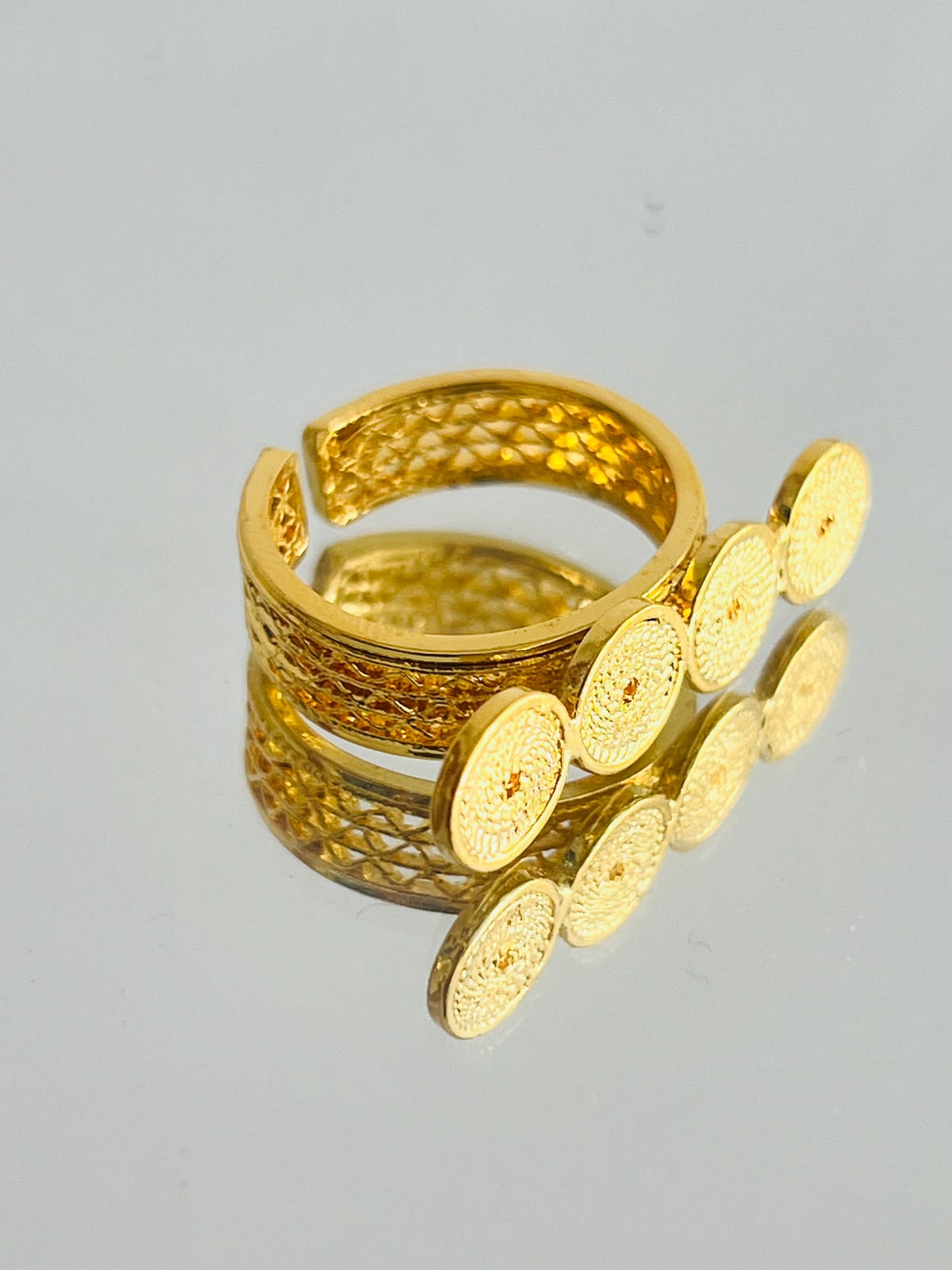 Anillo Filigrana Flor Ajustable