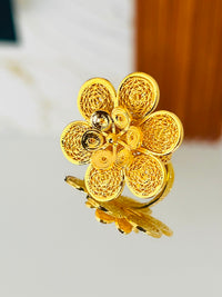 Anillo Flor Redonda en oro 18K — vista 2