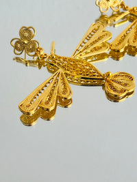 Aretes Colibrí Pequeño en oro 18K — vista 2