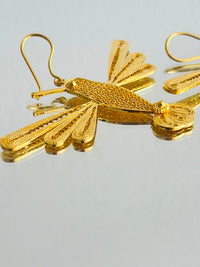 Aretes Colibrí en oro 18K — vista 2