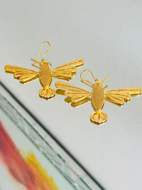 Aretes Colibrí en oro 18K — vista 4