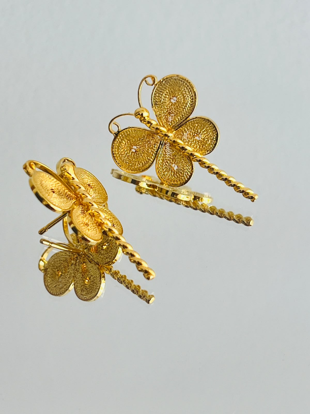 Aretes Libélula
