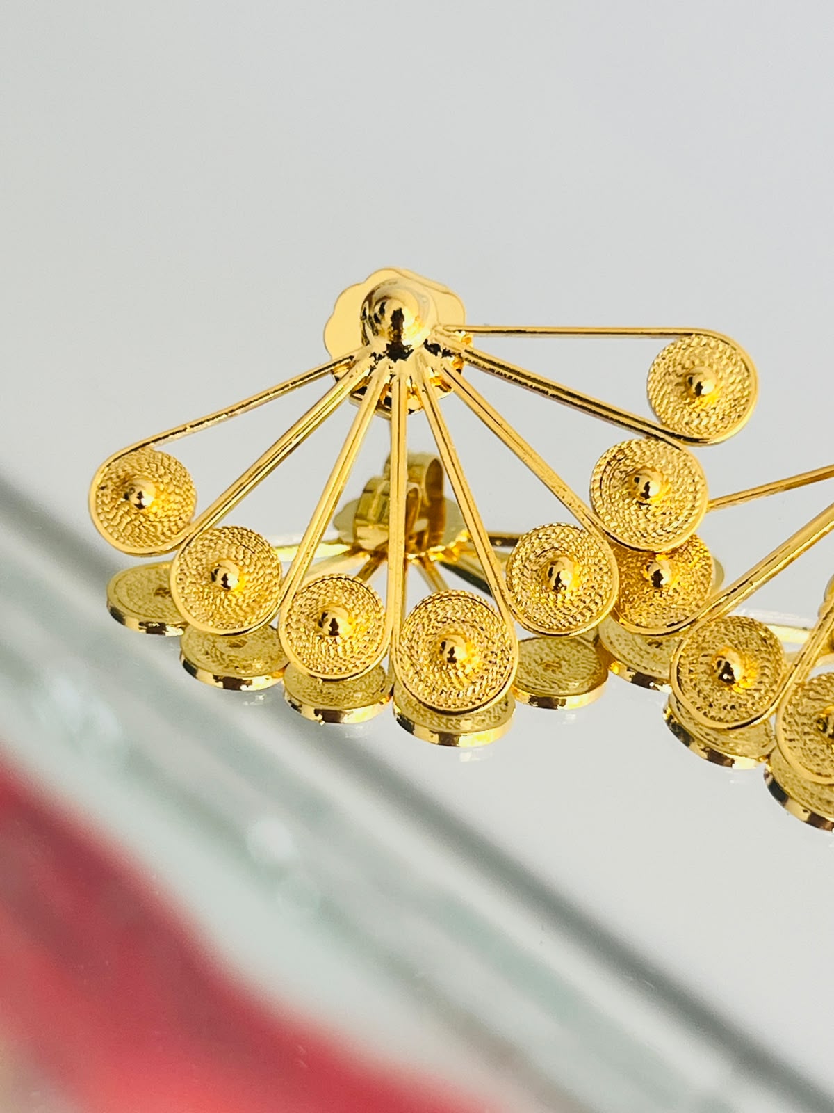 Aretes Abanico