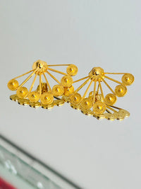 Aretes Abanico en oro 18K — vista 4