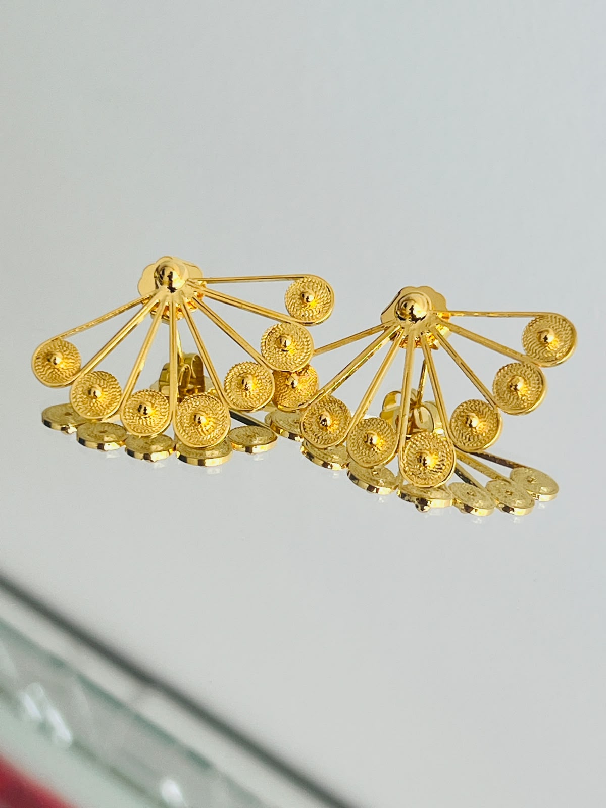 Aretes Abanico